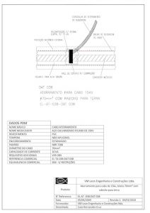 Aterramento para cabo 15kv EL-AT-038-DAT 038